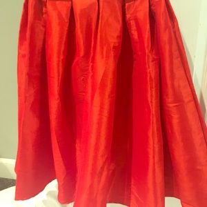 Cocktail Skirt, Red